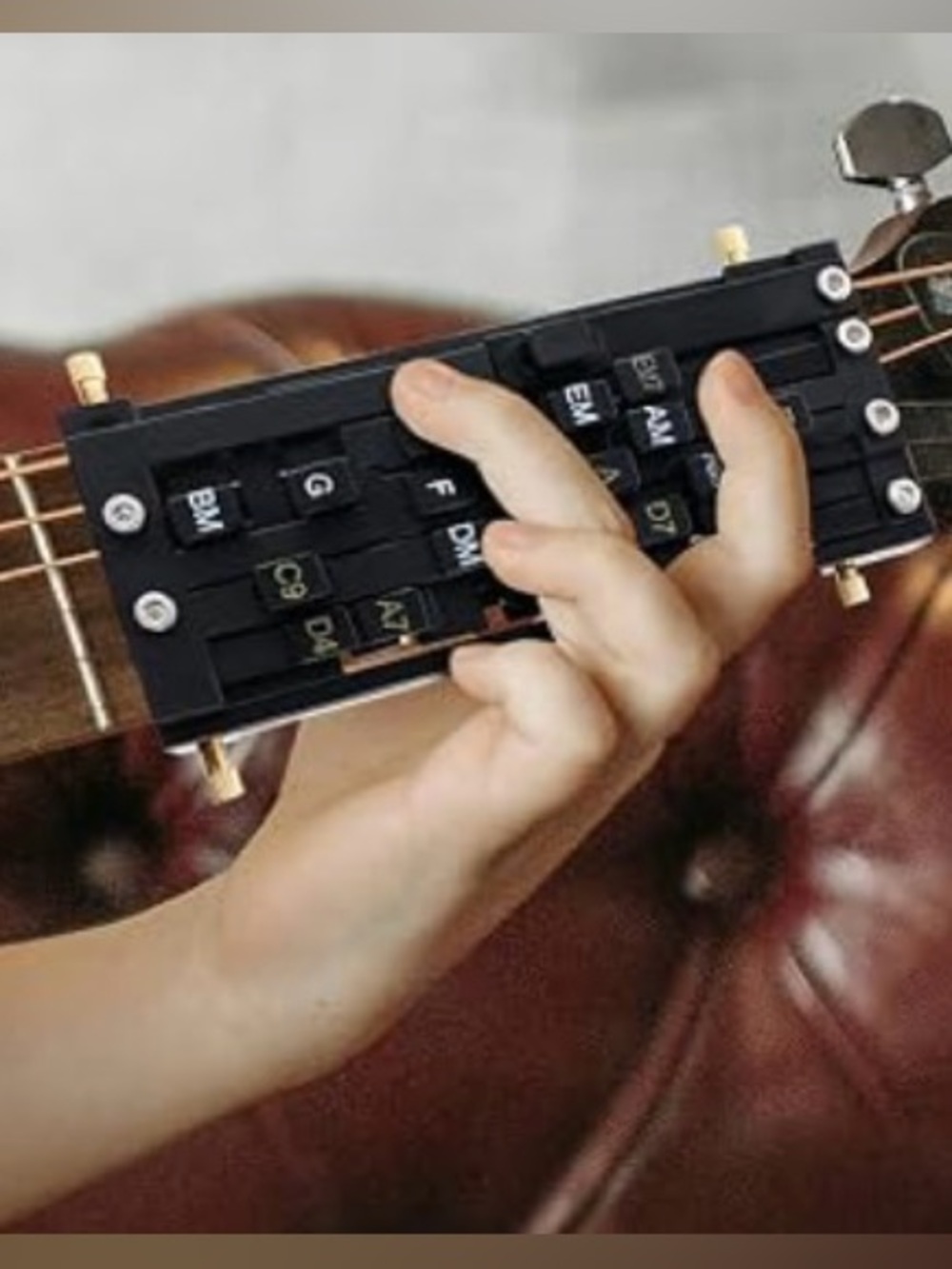 Guitar chord presser training